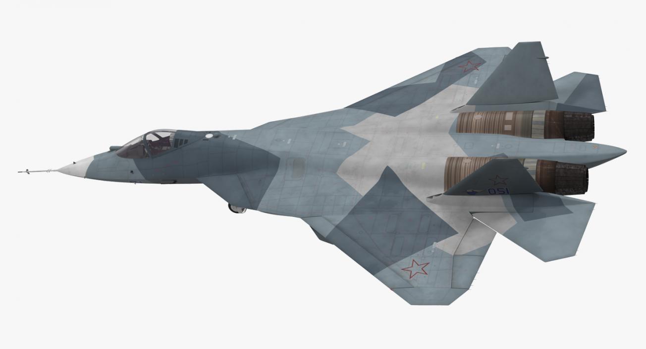 3D Sukhoi T-50 PAK FA model
