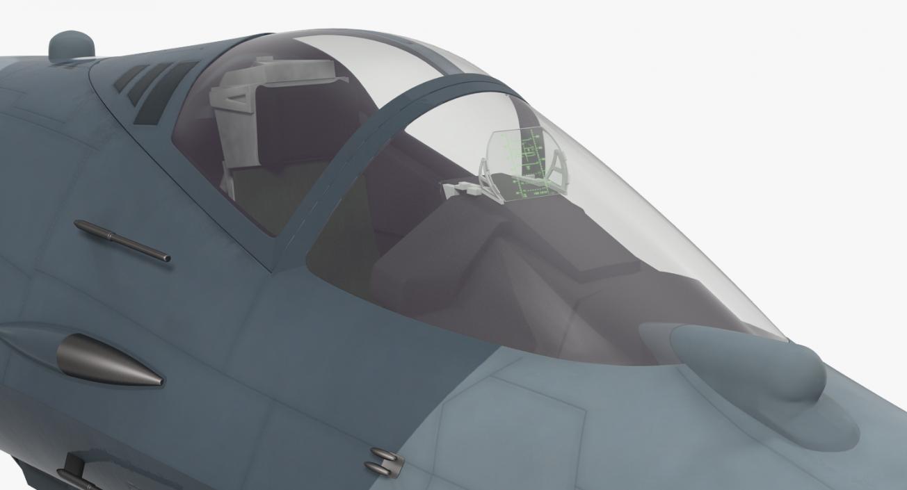 3D Sukhoi T-50 PAK FA model