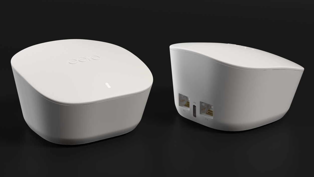Mesh Wi-Fi System Amazon Eero 3D model