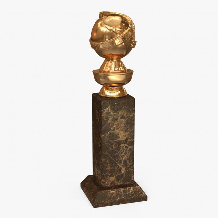 3D Golden Globe Award model