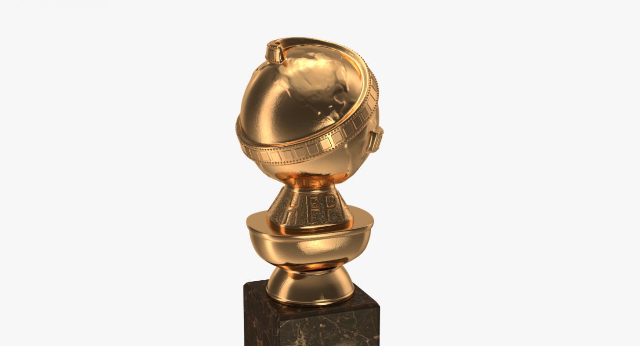 3D Golden Globe Award model
