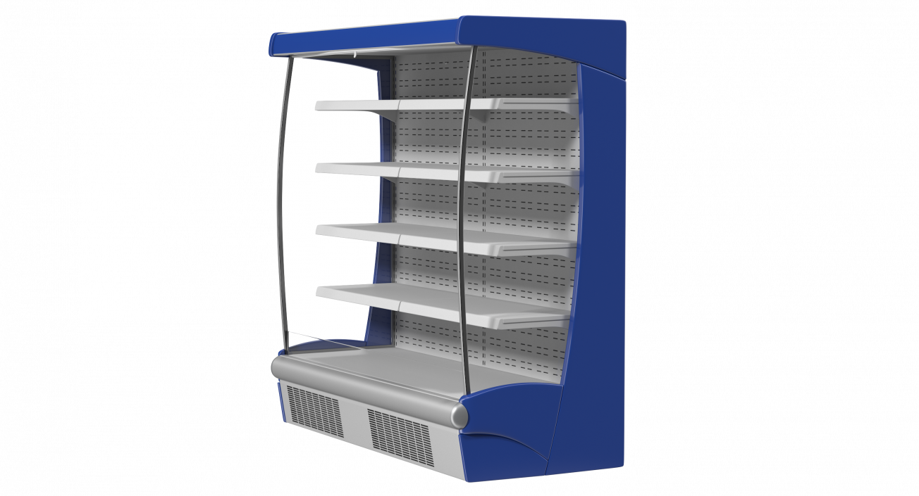 Wall Site Multideck Refrigerator 3D