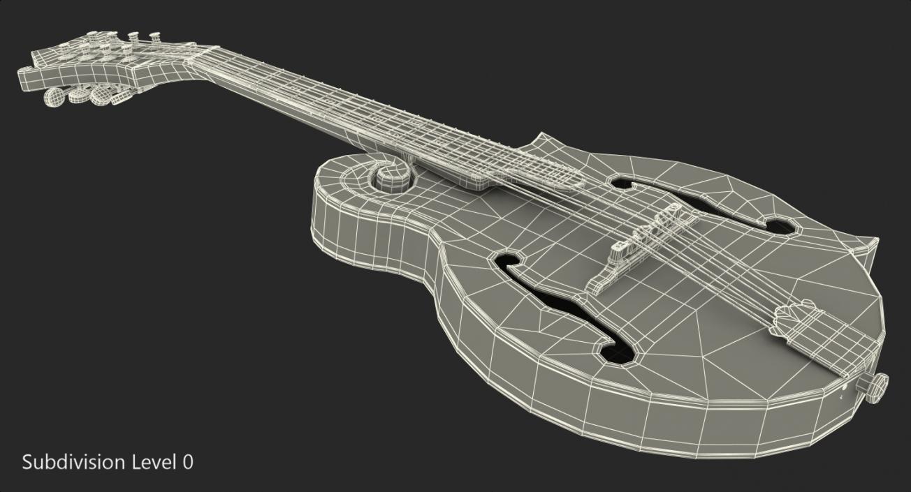 3D model Mandolin