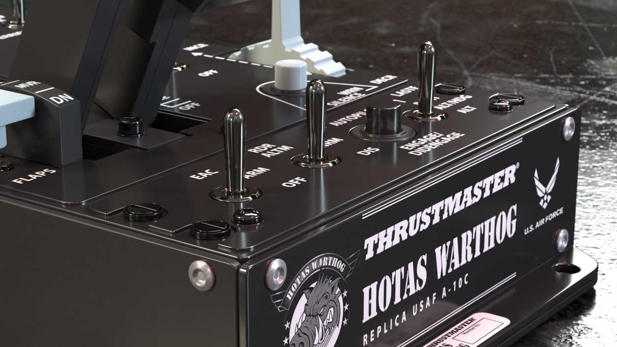 3D Thrustmaster Hotas Warthog Dual Throttles