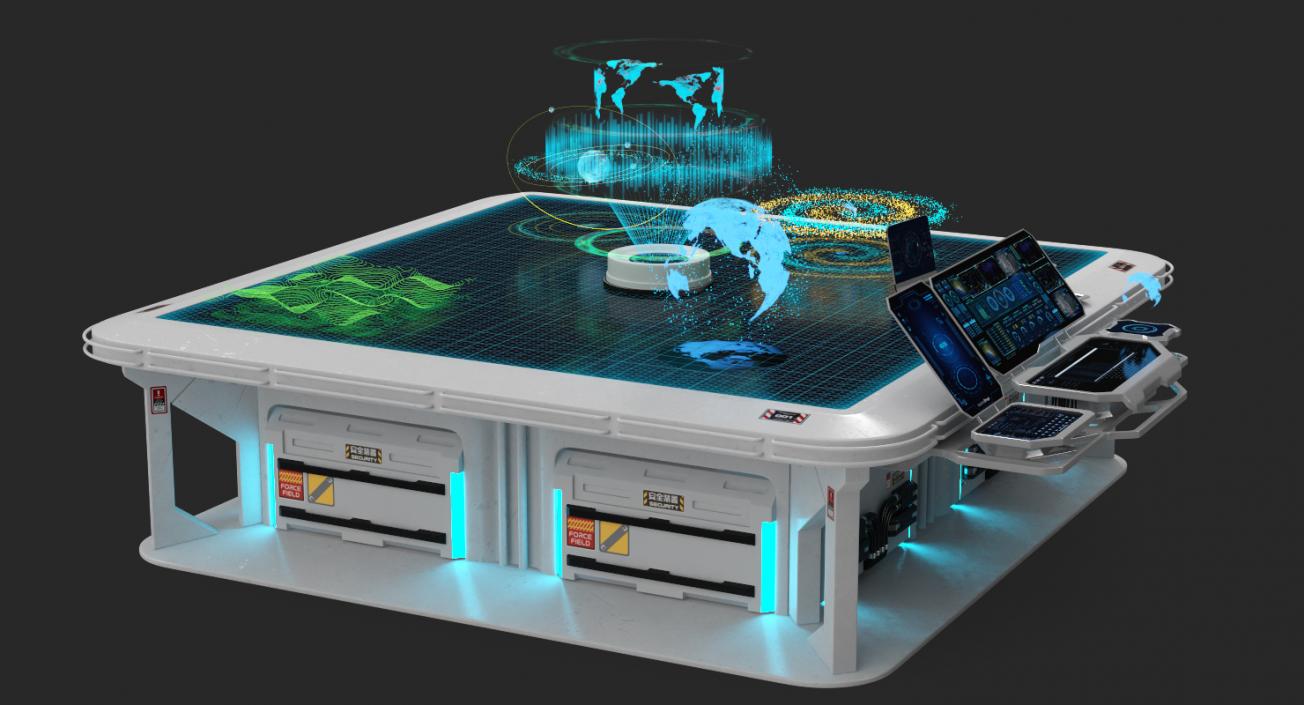 Interactive Holographic Table 3D model