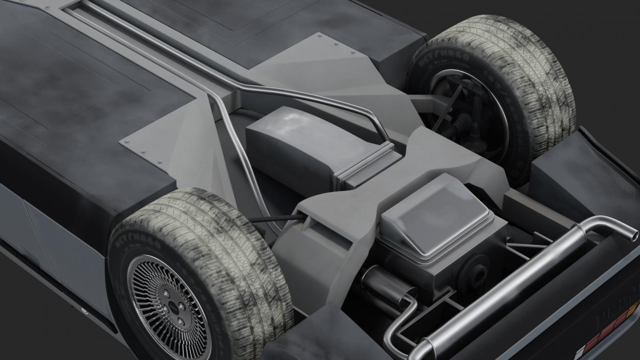 3D model DeLorean DMC-12