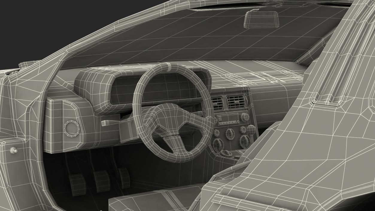 3D model DeLorean DMC-12