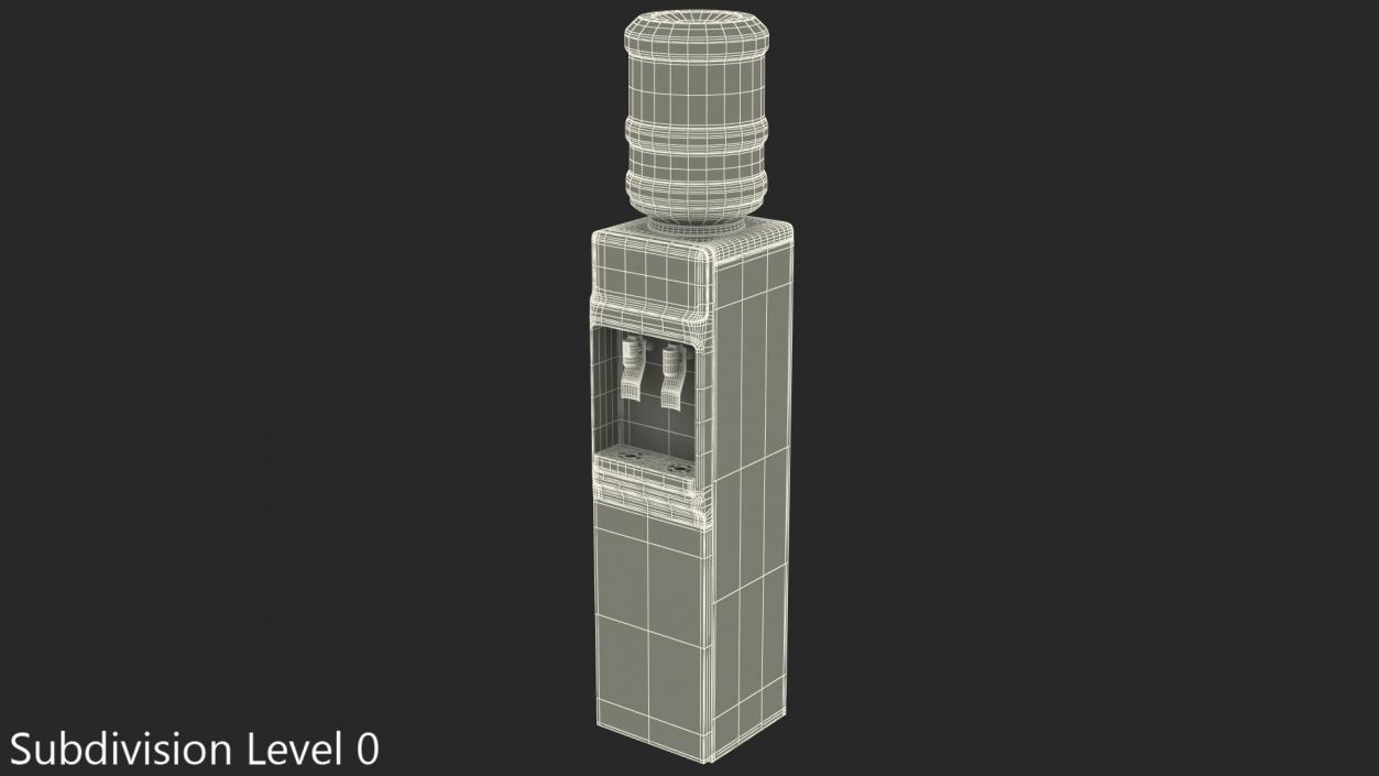 Top Loading Water Cooler Dispenser 3D model