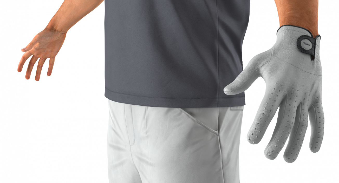 3D Golf Player Rigged model