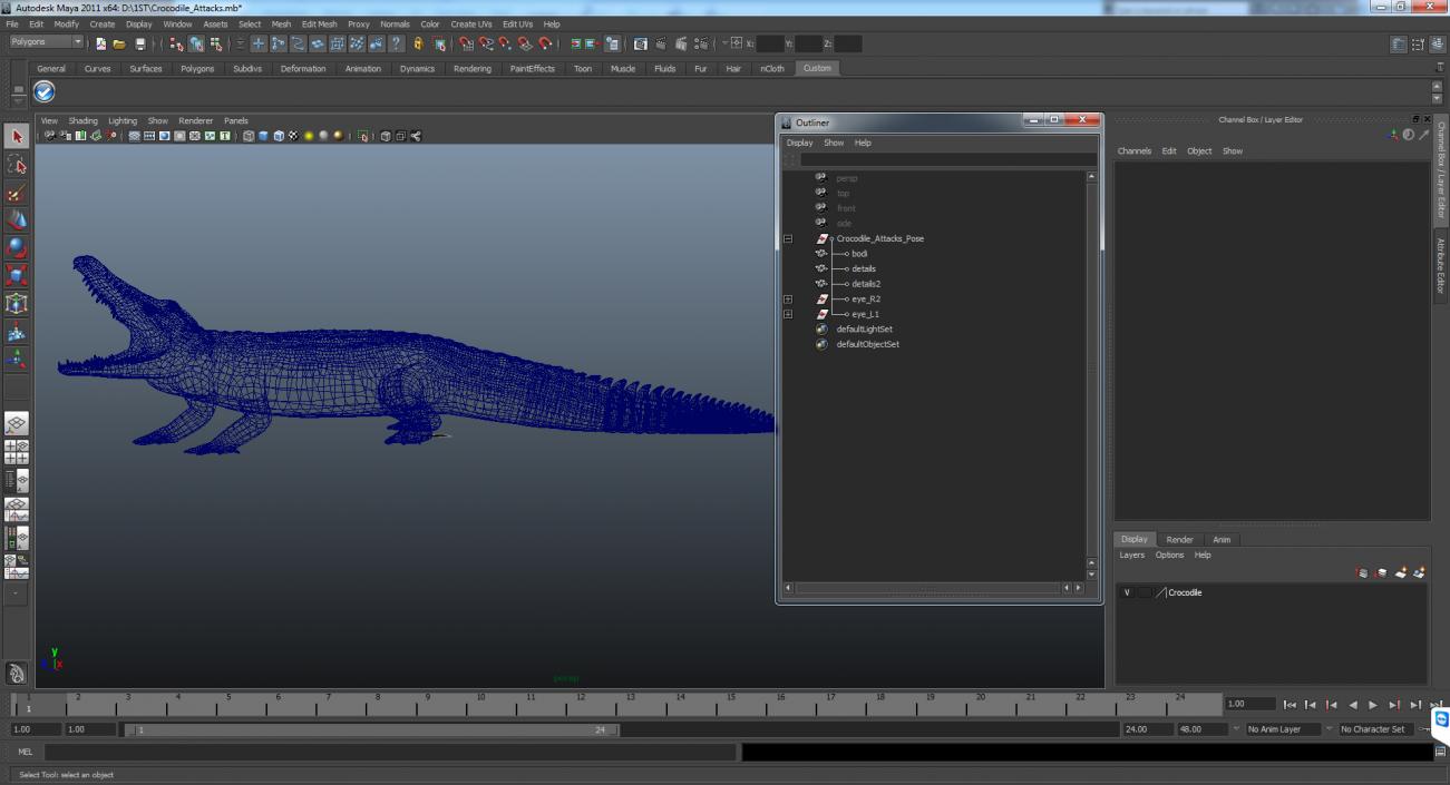Crocodile Attacks 3D