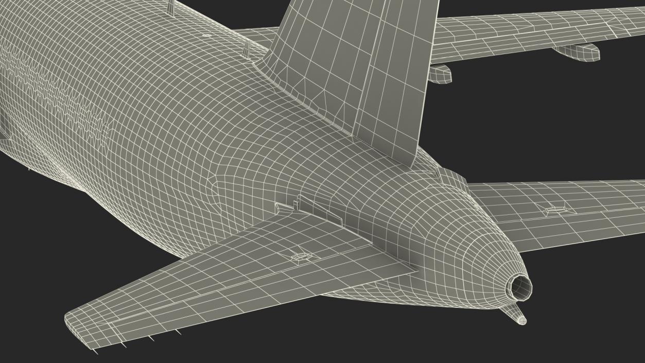 3D Sukhoi Superjet 100 95lr Flight