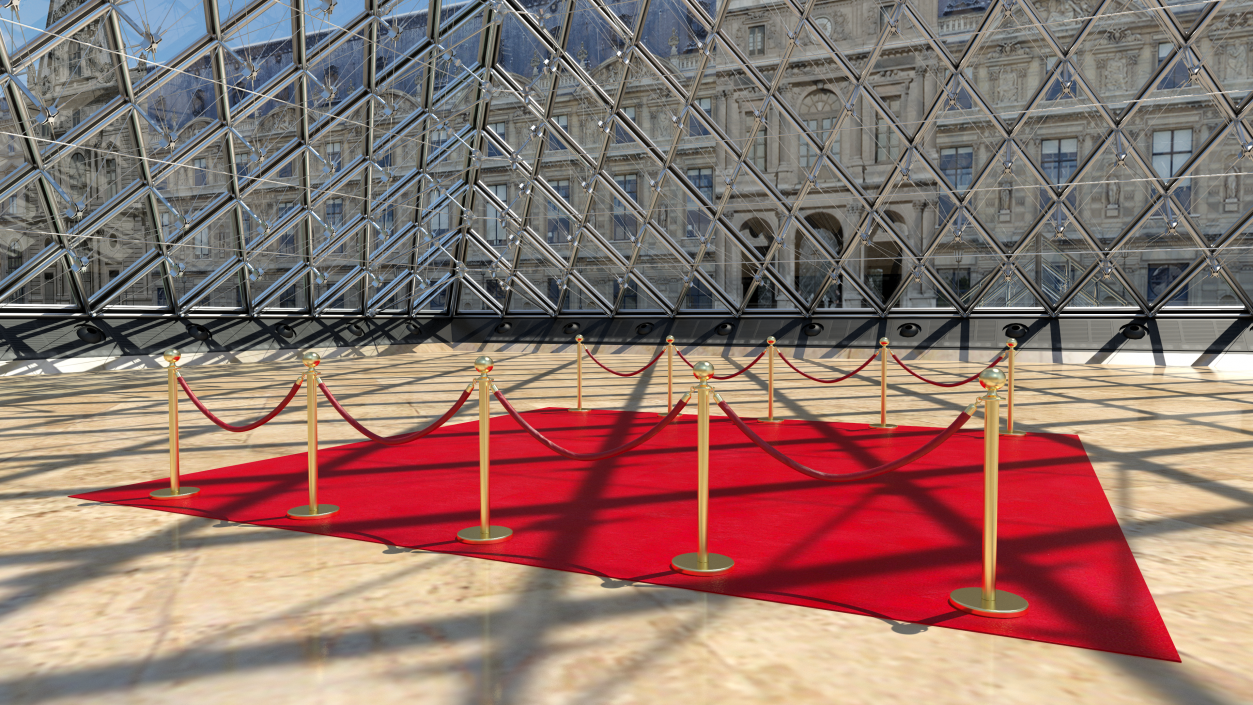 3D Red Carpet Fence