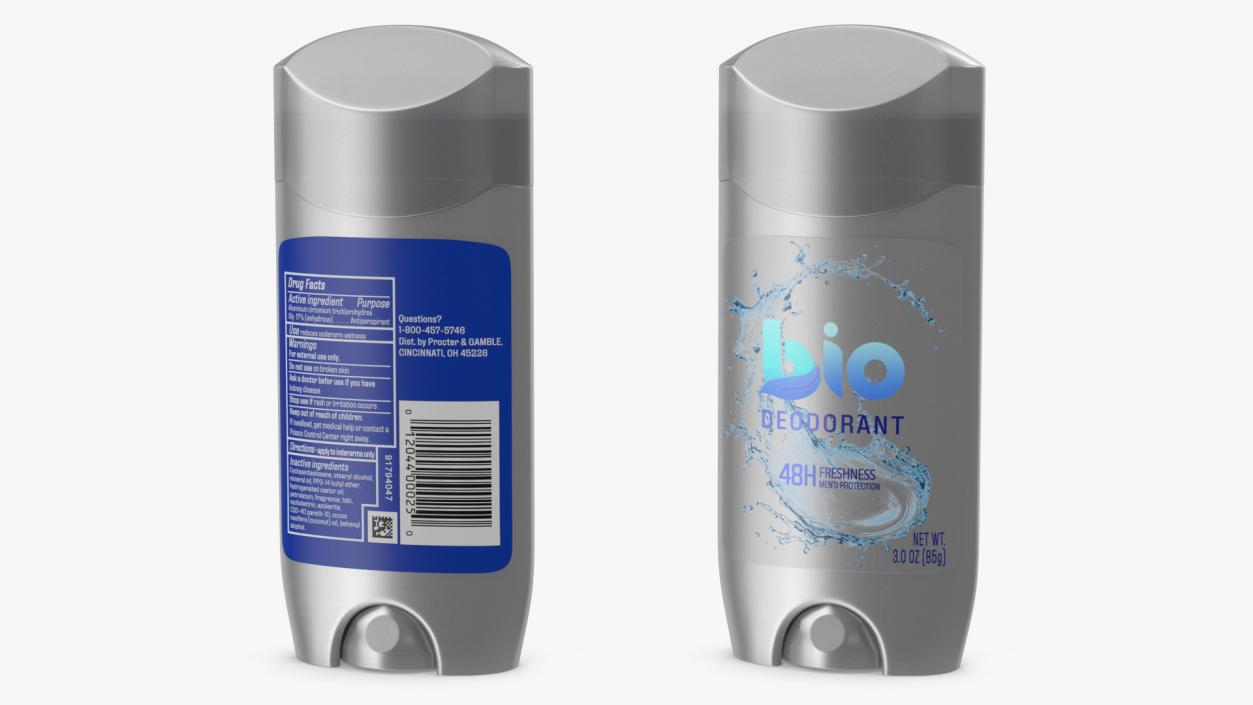 Solid Antiperspirant and Deodorant 3D model