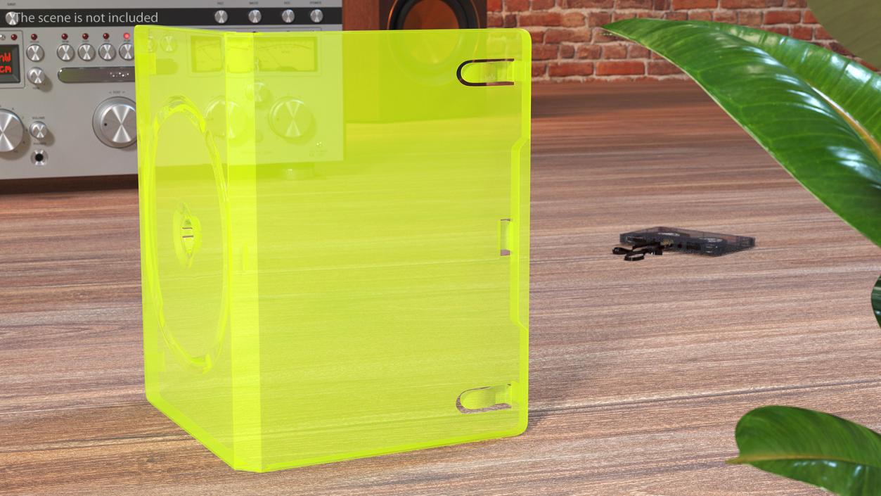 3D model Open Standard XBOX 360 Translucent Green