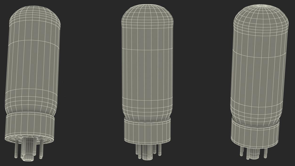 Vacuum Tube 6L6GC 3D