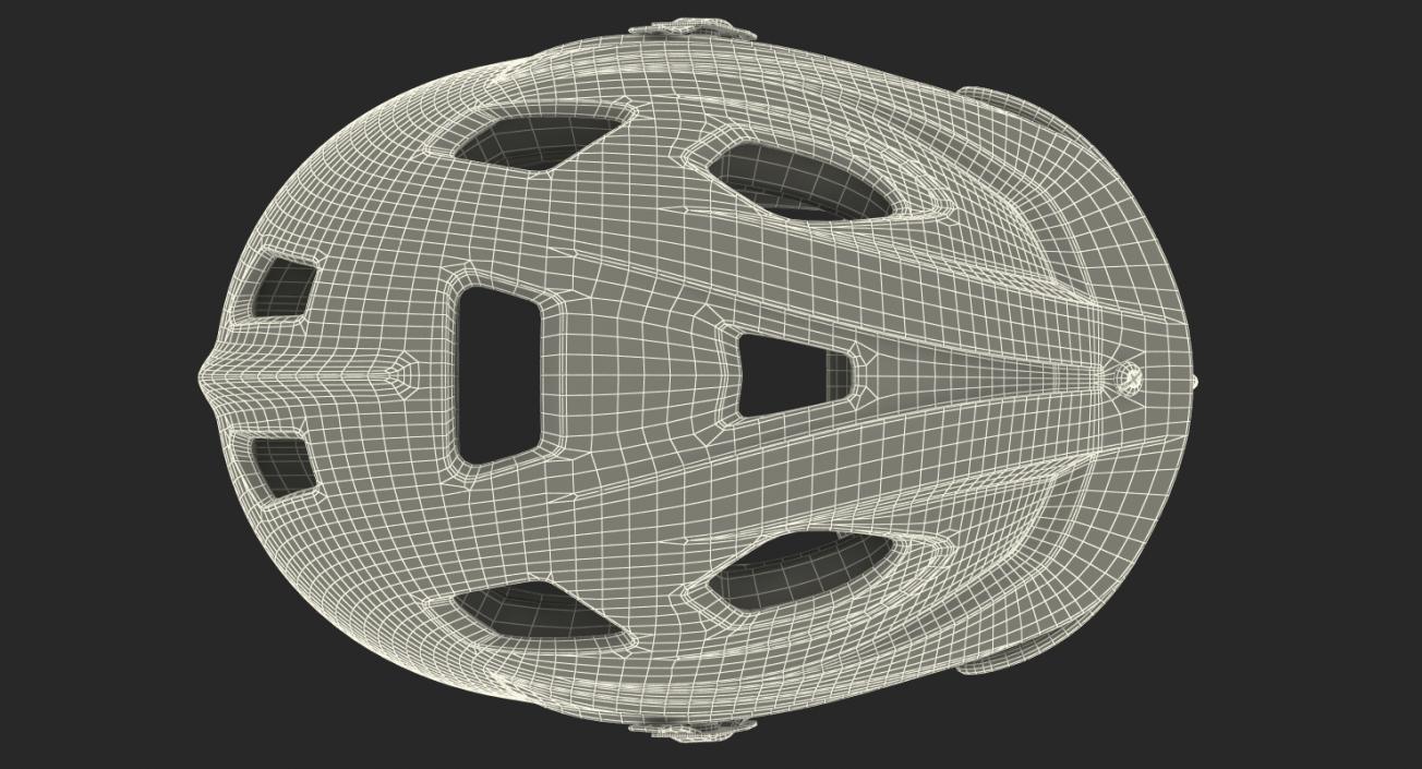 Red Lacrosse Helmet Generic 3D