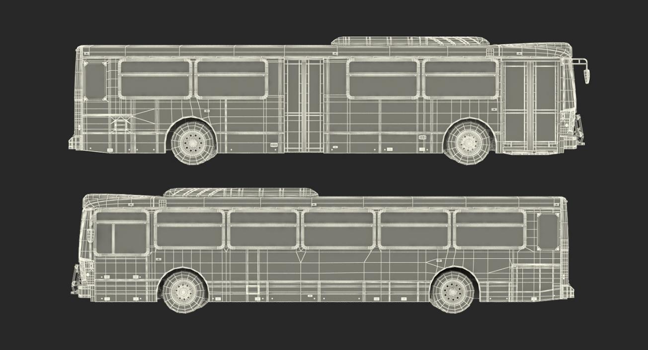 3D Bus Nabi Model 416 model