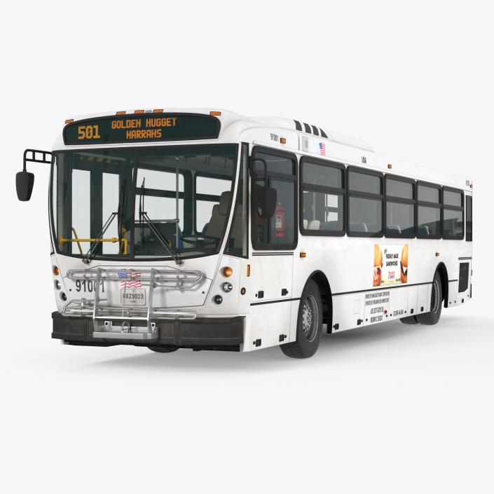 3D Bus Nabi Model 416 model