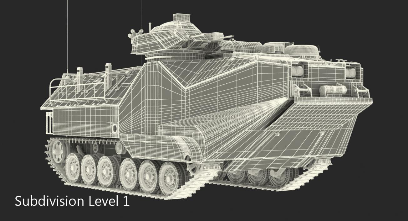 3D Assault Amphibious Vehicle AAV7