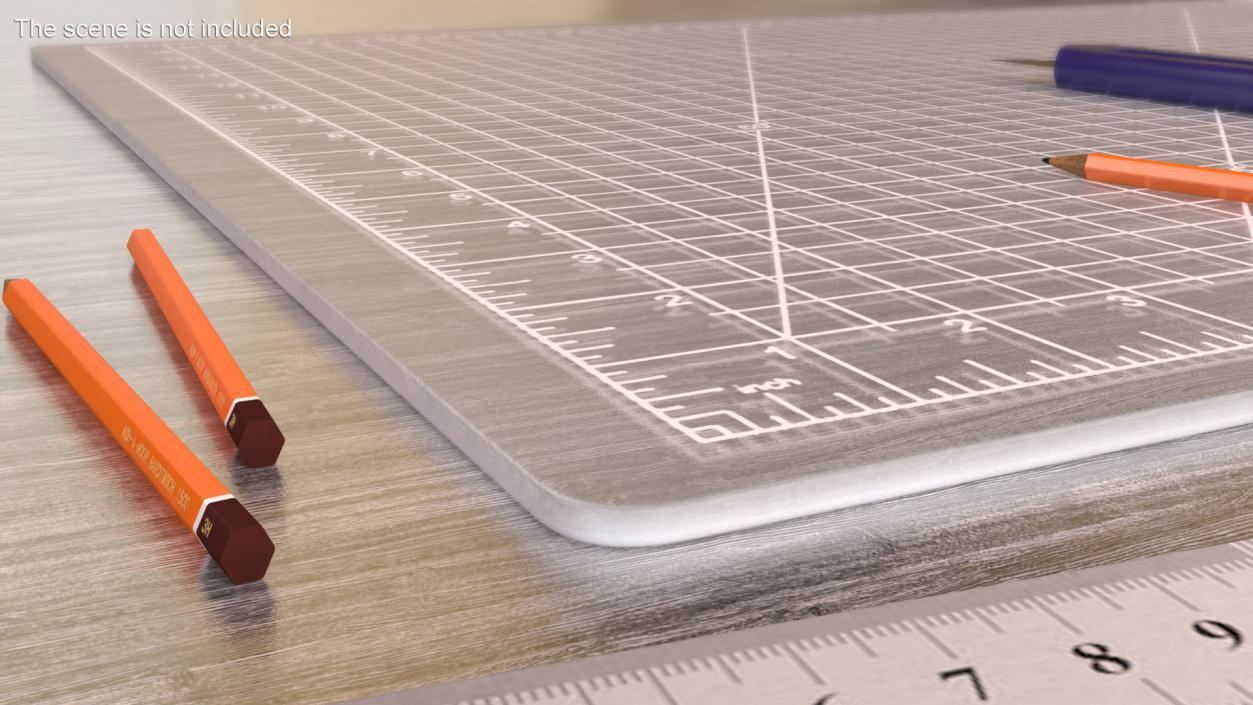 3D Self-Healing Cutting Mat Transparent