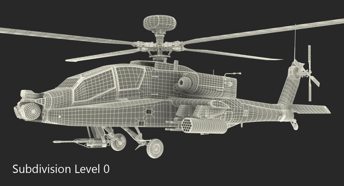 AH-64D Apache Longbow Japan 3D