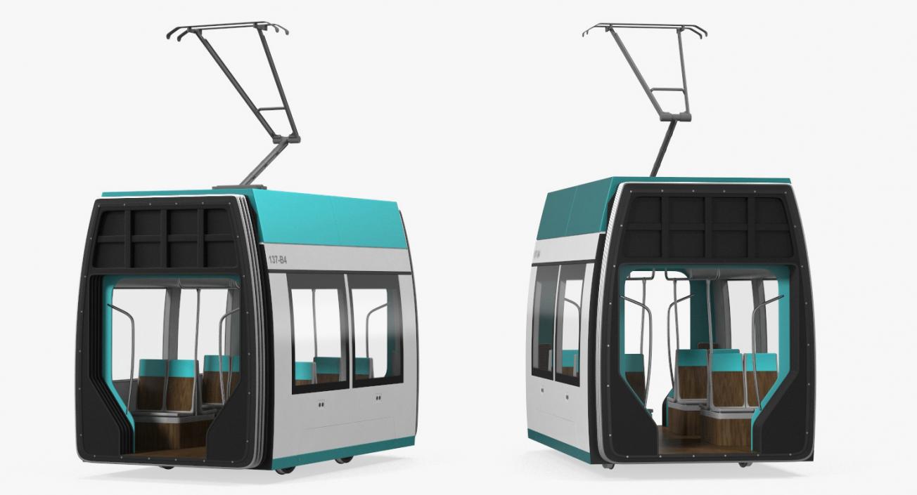 3D model Tram Wagon