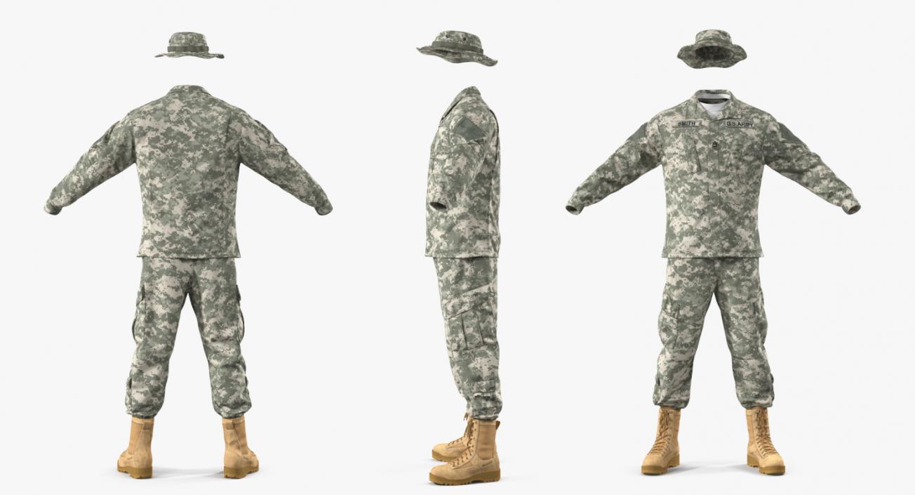 US Army Combat Uniform 3D