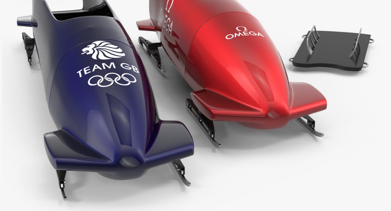 Olympic Sleds Collection 3D model