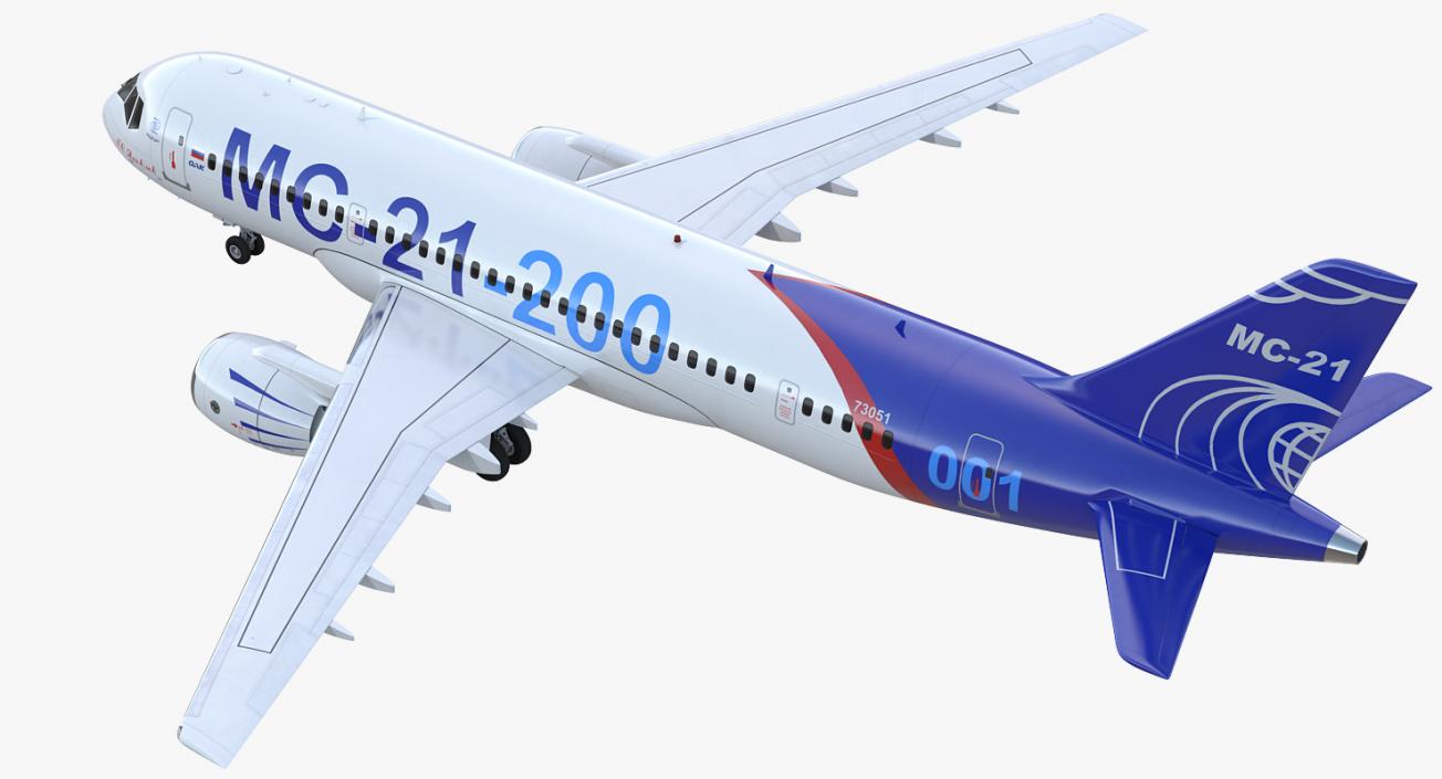 3D Twinjet Airliner MC 21-200
