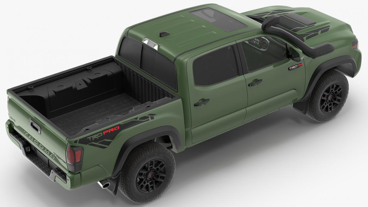 Toyota Tacoma TRD Pro Army Green 2021 3D