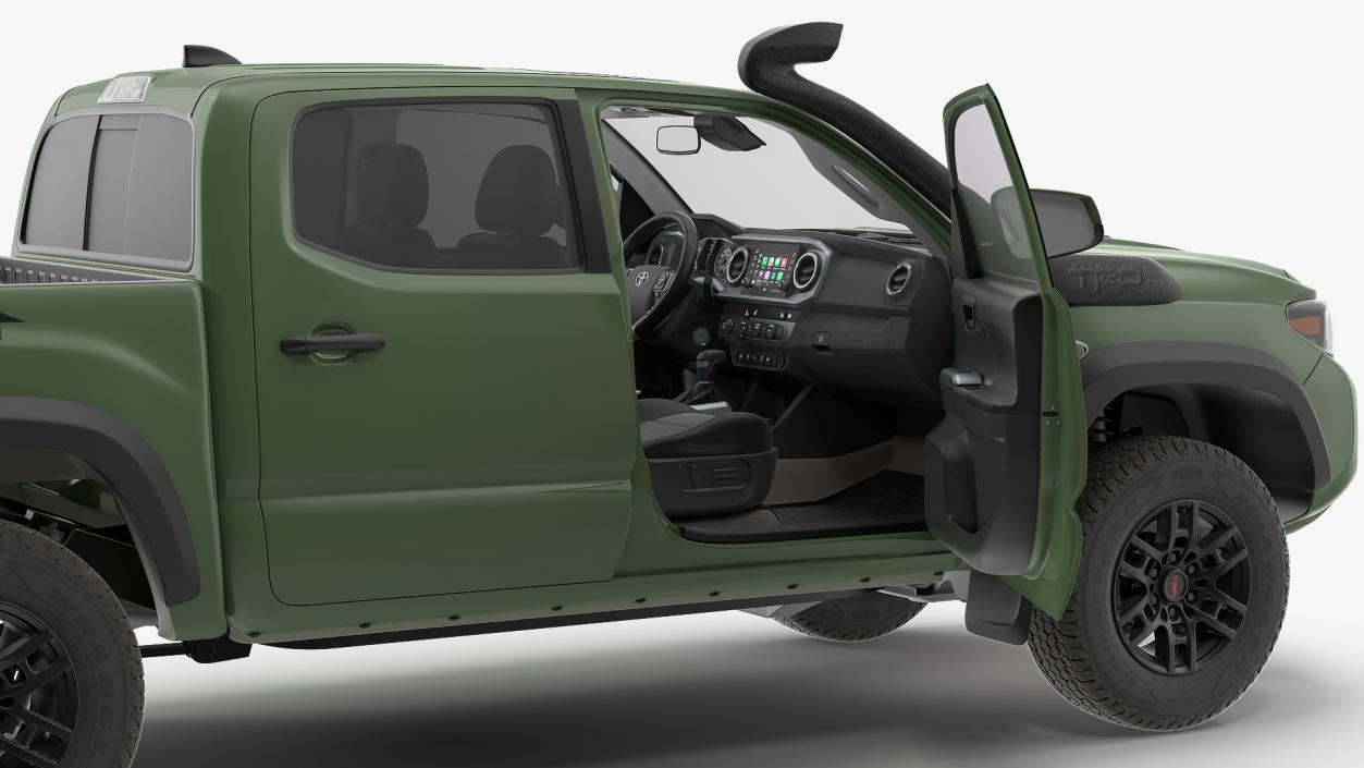 Toyota Tacoma TRD Pro Army Green 2021 3D