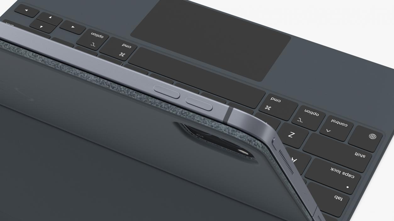 3D iPad Pro 12 9 inch with Magic Keyboard model