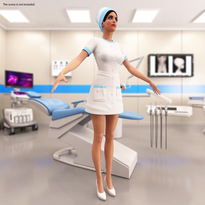 Nurse T-Pose 3D