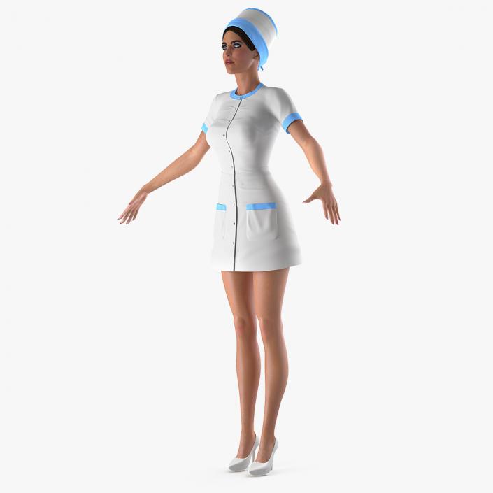 Nurse T-Pose 3D