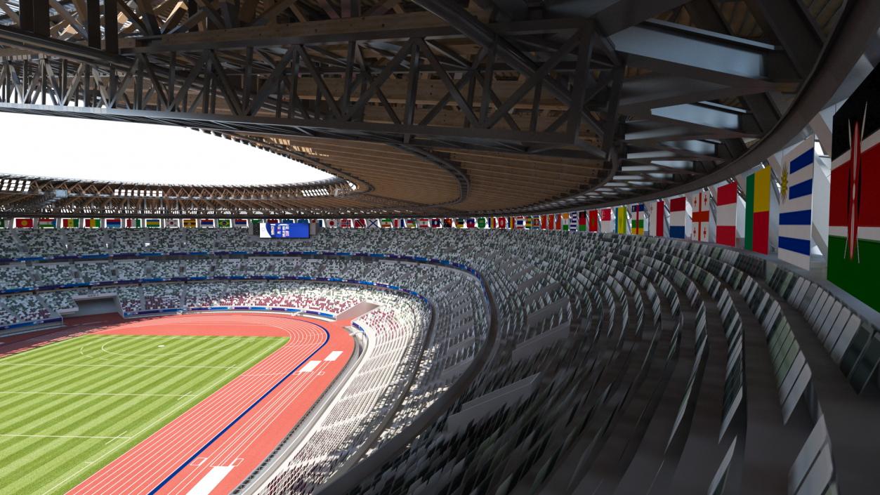 New National Olympic Stadium Tokyo Field Hockey 3D