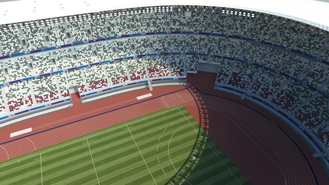 New National Olympic Stadium Tokyo Field Hockey 3D