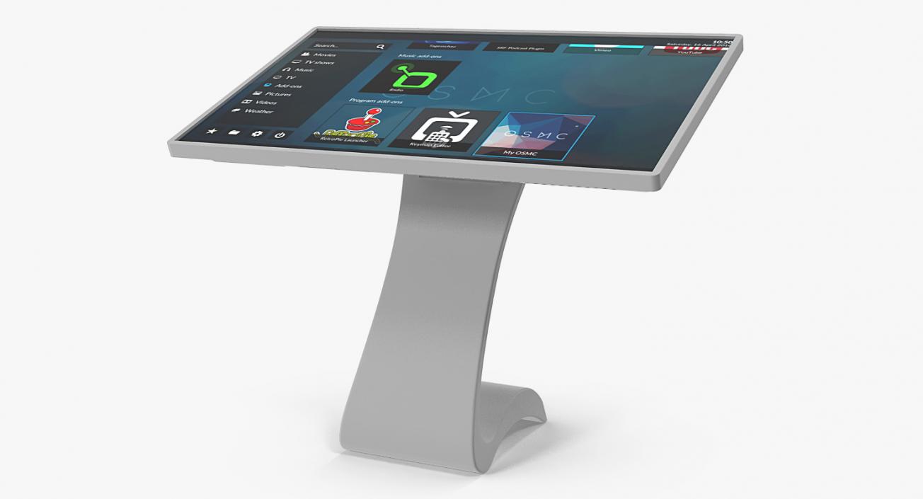 3D Multi Touch Information Kiosk Lcd Display