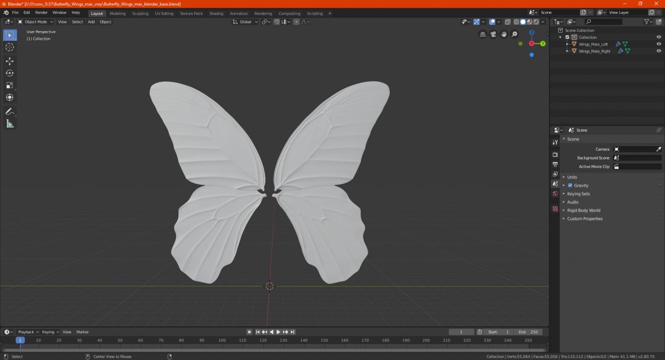 3D model Butterfly Wings