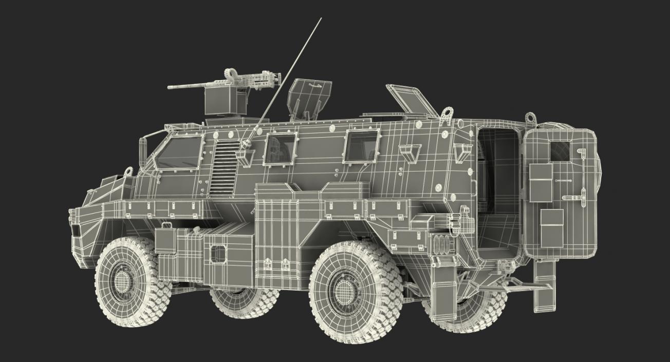 Protected Infantry Vehicle Bushmaster 3D