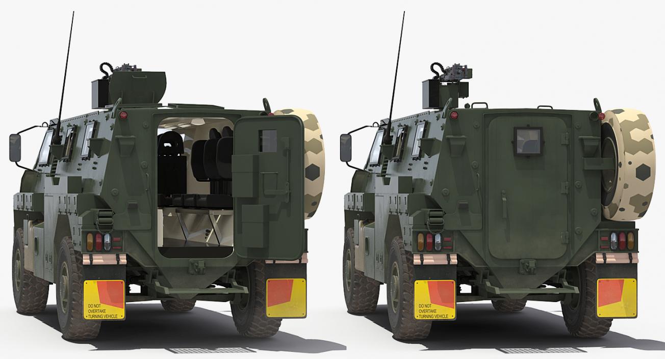 Protected Infantry Vehicle Bushmaster 3D