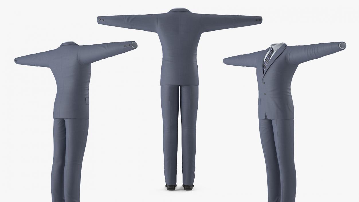 3D Mans Formal Grey Suit