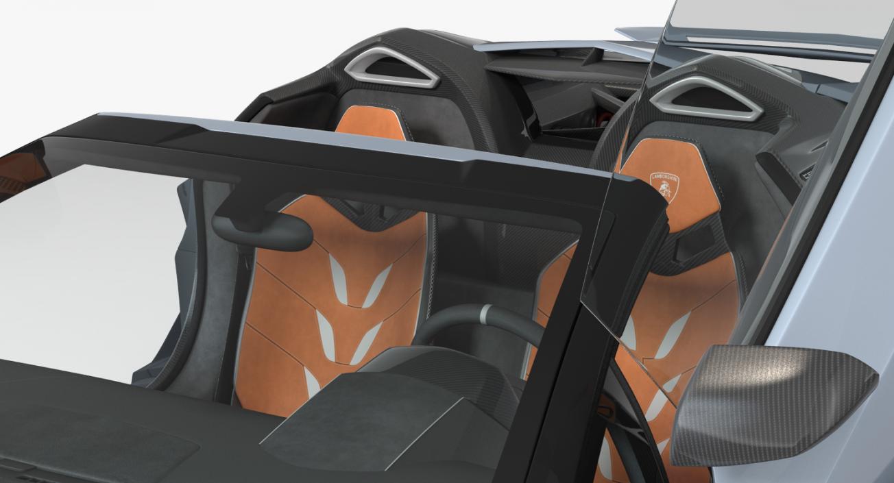 3D Lamborghini Centenario Roadster 2017