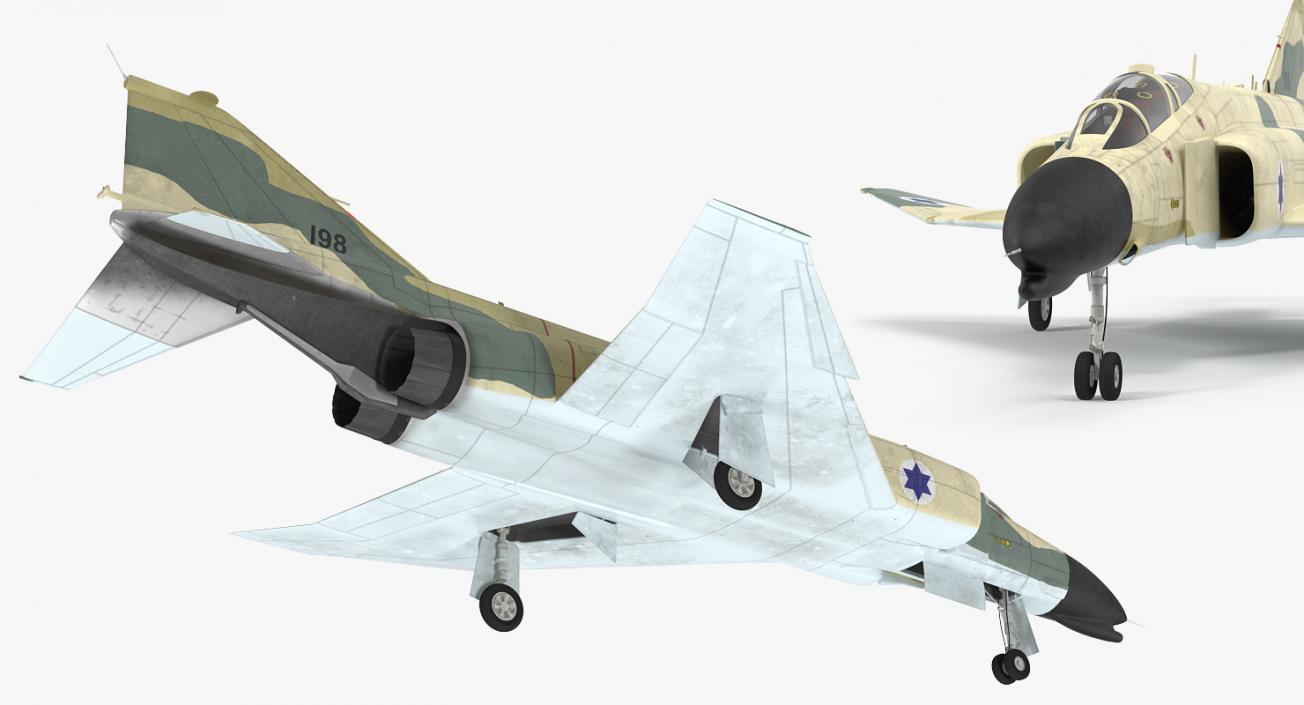 F-4E Kurnass Israeli Air Force 2 3D