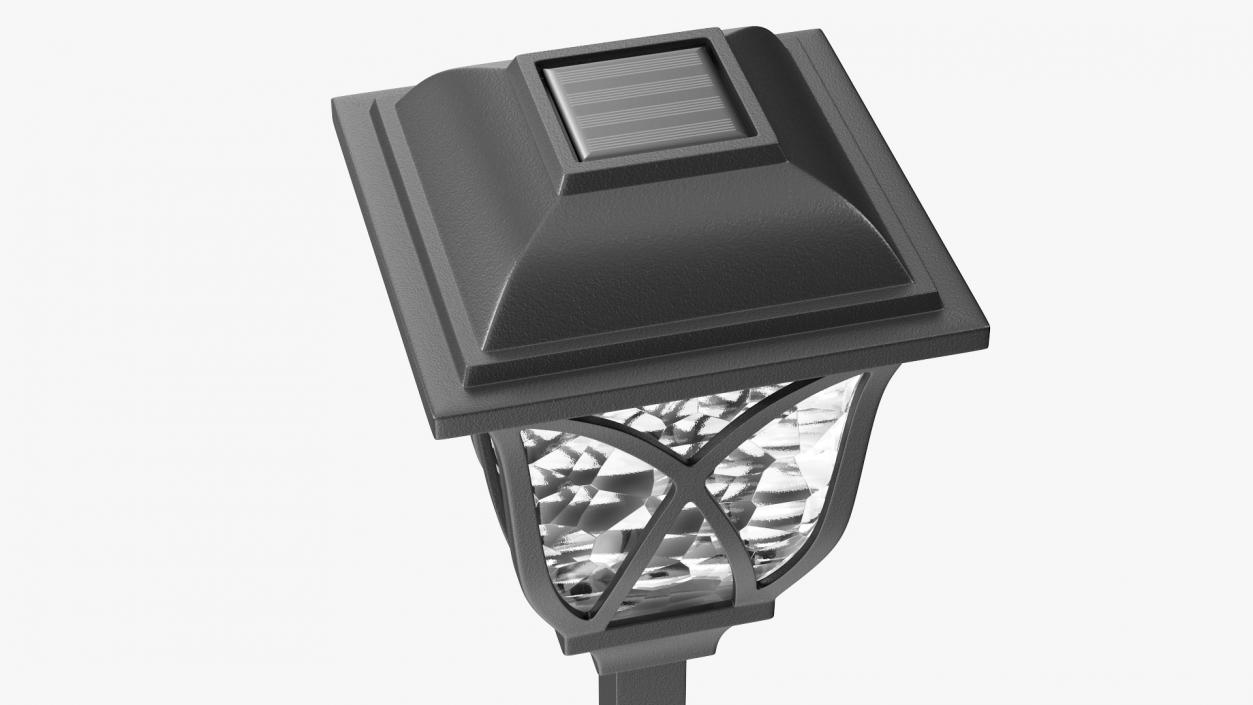 Solar Outdoor Pathway Lantern 3D model