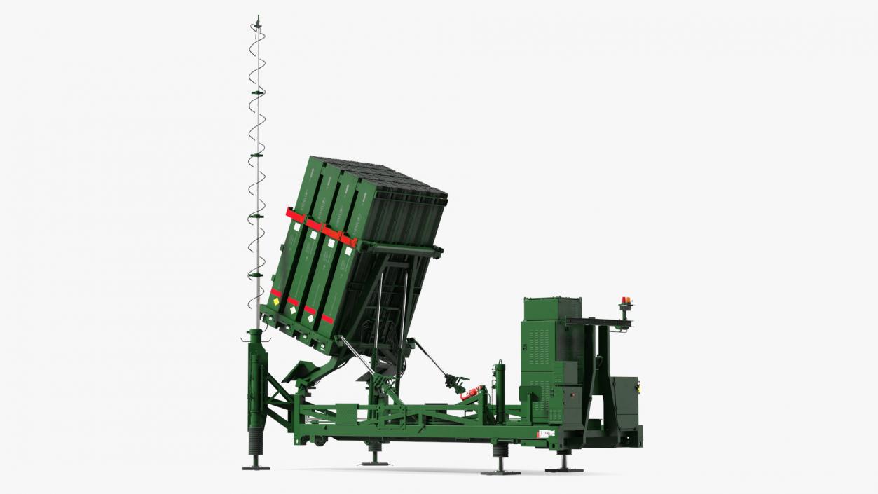 Armed Iron Dome Air Defense Batteries 3D