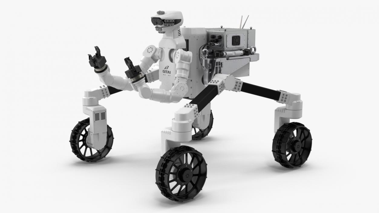 GITAI R1 Lunar Robotic Rover Rigged for Maya 3D model