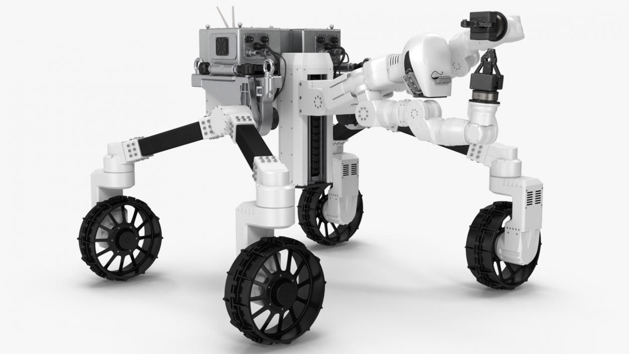 GITAI R1 Lunar Robotic Rover Rigged for Cinema 4D 3D model