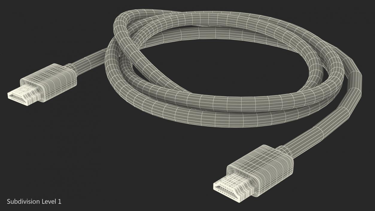 3D model Hdmi Cable