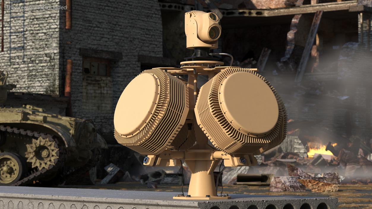 3D model X-MADIS Anti Drone System