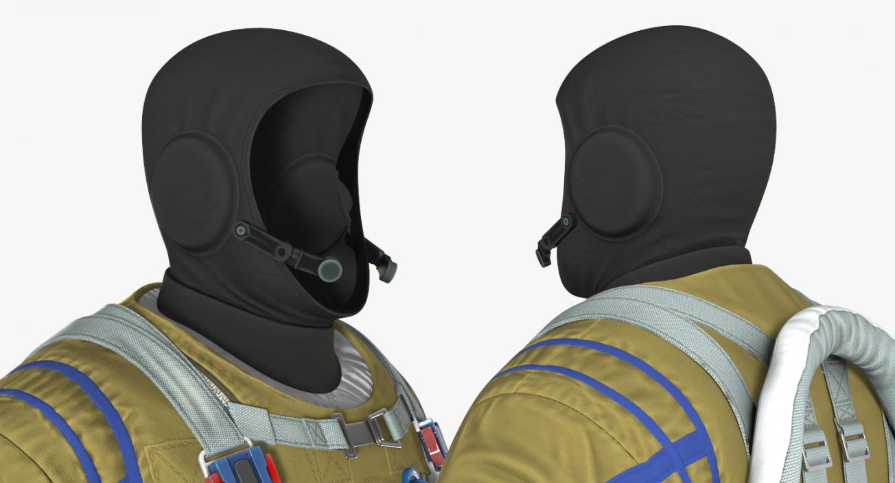 Strizh Space Suit Rigged 3D model